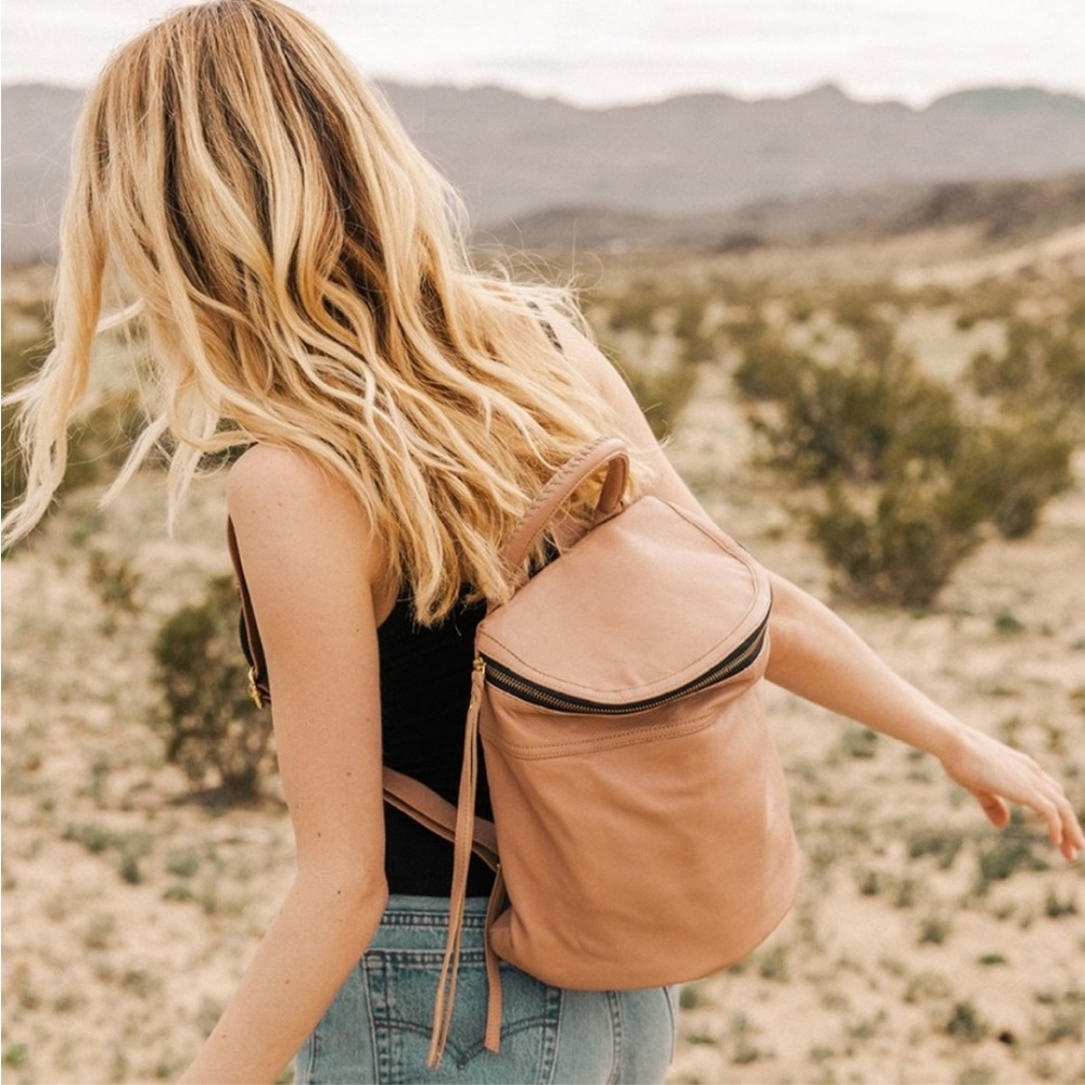 Cleobella poppy leather backpack